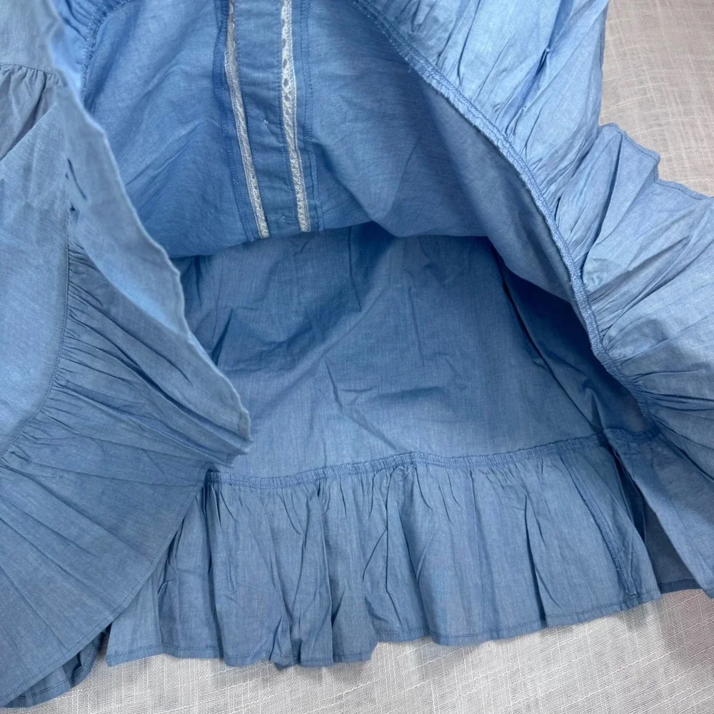 NWT Gilligan OMalley L Babydoll Sleep Dress Nightgown Cotton Cottagecore Grandma